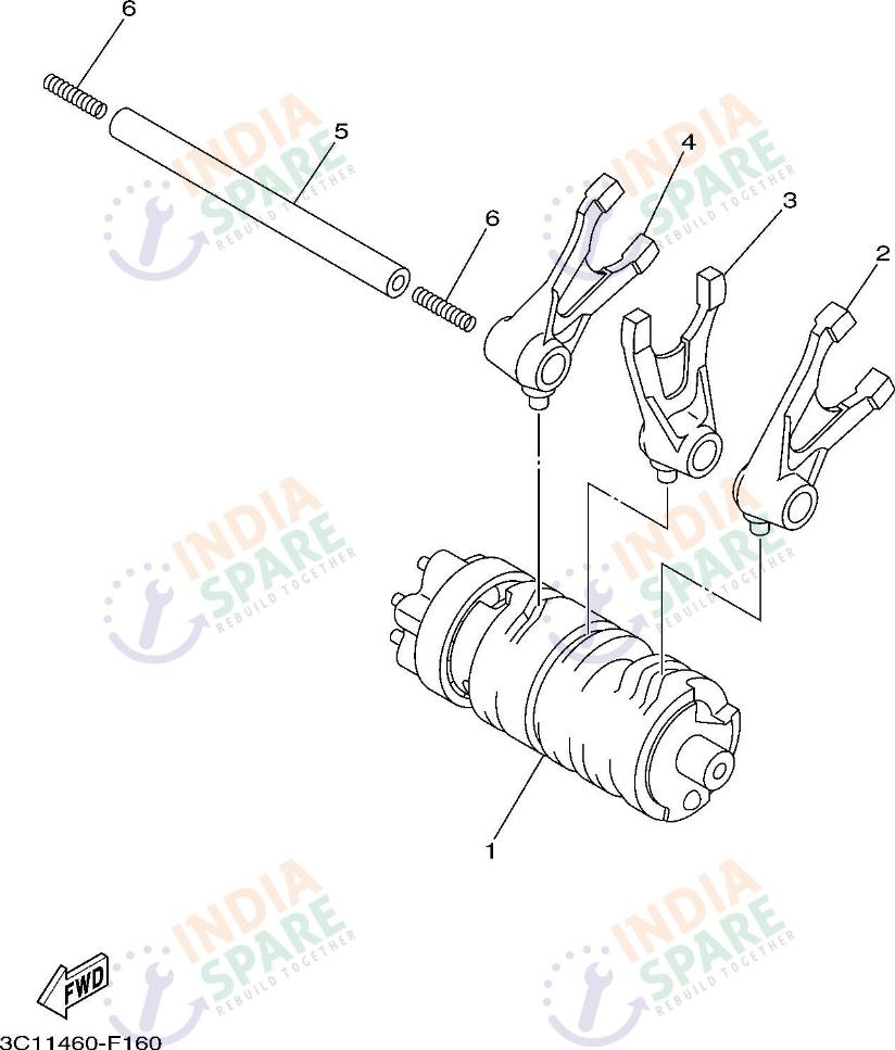 SHIFT CAM FORK